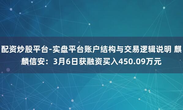 配资炒股平台-实盘平台账户结构与交易逻辑说明 麒麟信安：3月6日获融资买入450.09万元