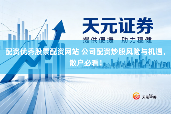 配资优秀股票配资网站 公司配资炒股风险与机遇，散户必看！
