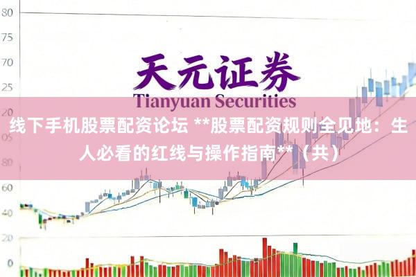 线下手机股票配资论坛 **股票配资规则全见地：生人必看的红线与操作指南**（共）